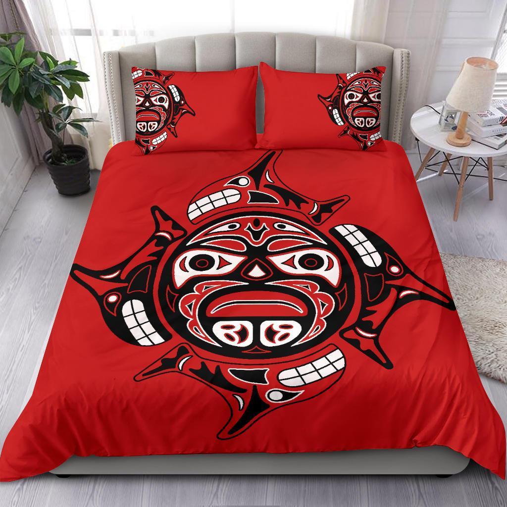 Canada Haida Duvet Cover - Vibe Hoodie Shop