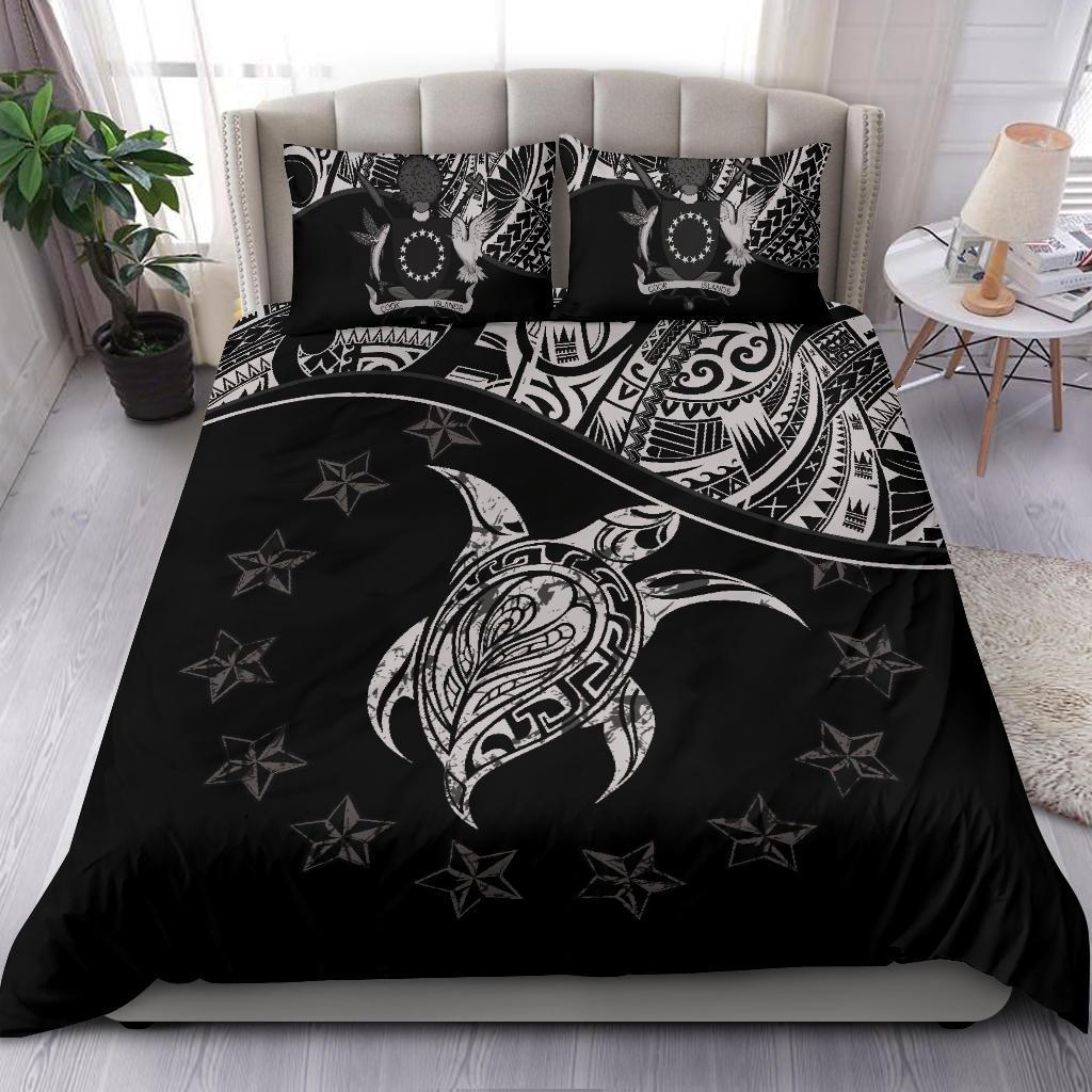 Cook Islands Bedding Set Black - Vibe Hoodie Shop