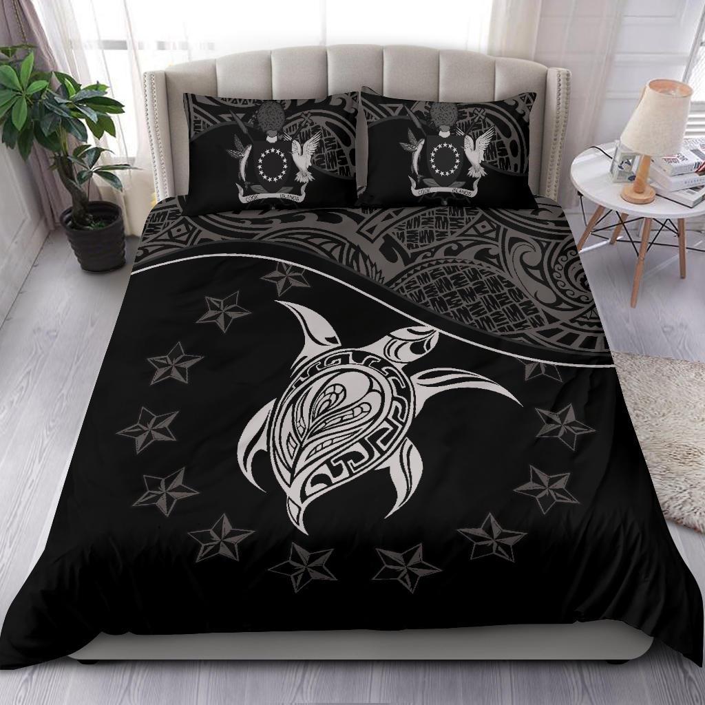 Cook Islands Bedding Set Black - Vibe Hoodie Shop