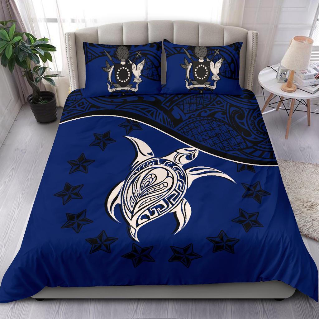 Cook Islands Bedding Set Dark Blue - Vibe Hoodie Shop