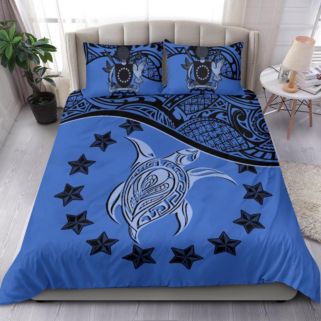 Cook Islands Bedding Set Blue - Vibe Hoodie Shop