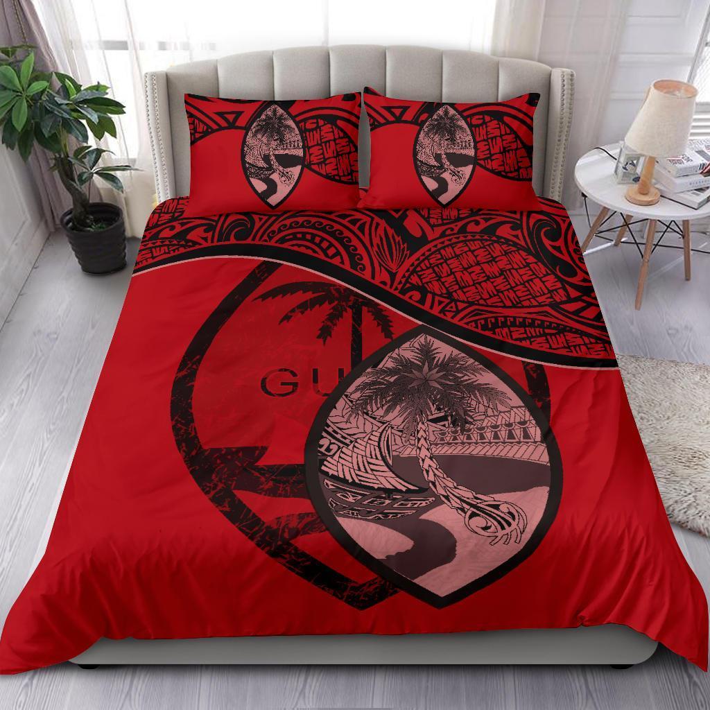 Guam Bedding Set Red - Vibe Hoodie Shop