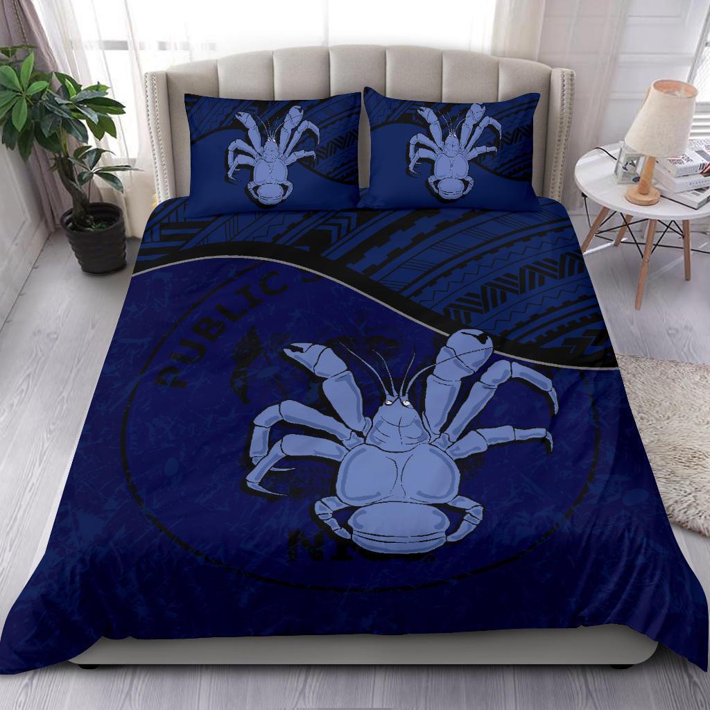 Niue Bedding Set Dark Blue - Vibe Hoodie Shop