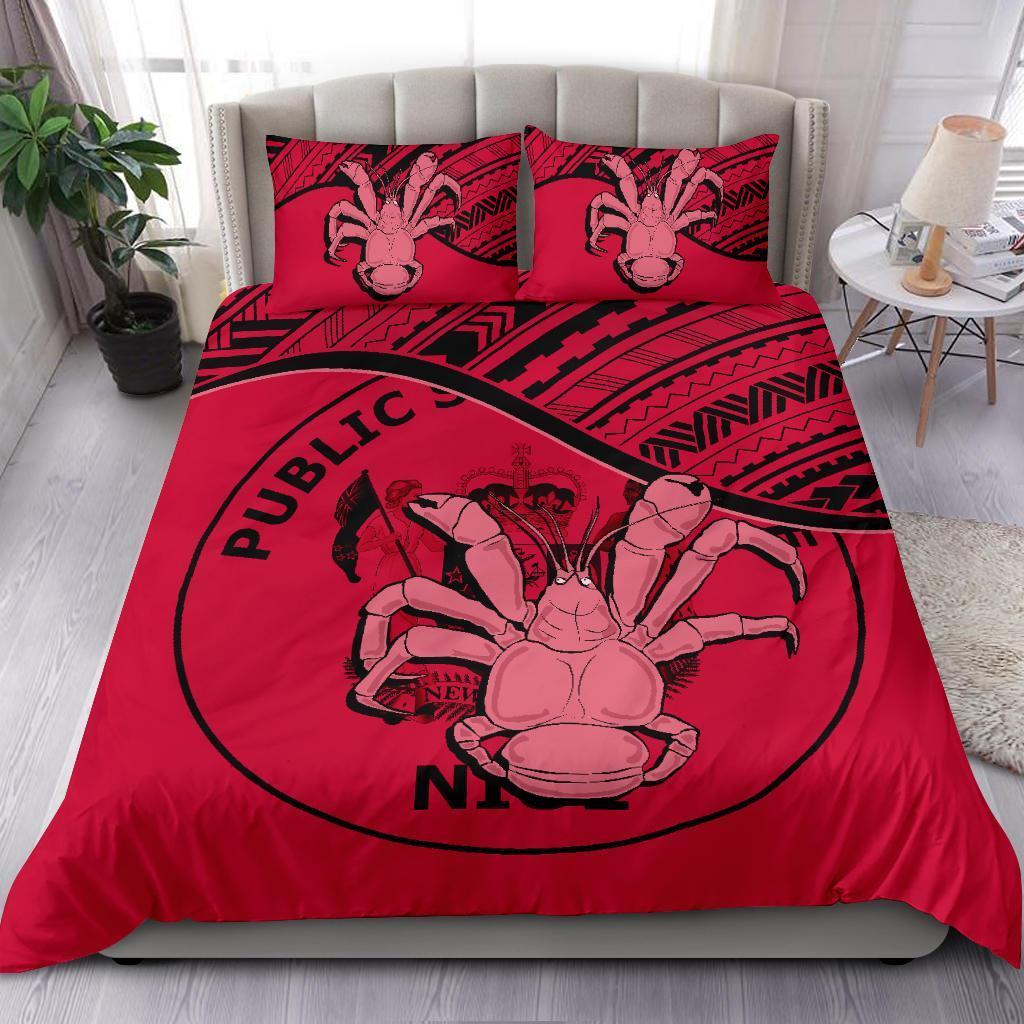 Niue Bedding Set Red - Vibe Hoodie Shop