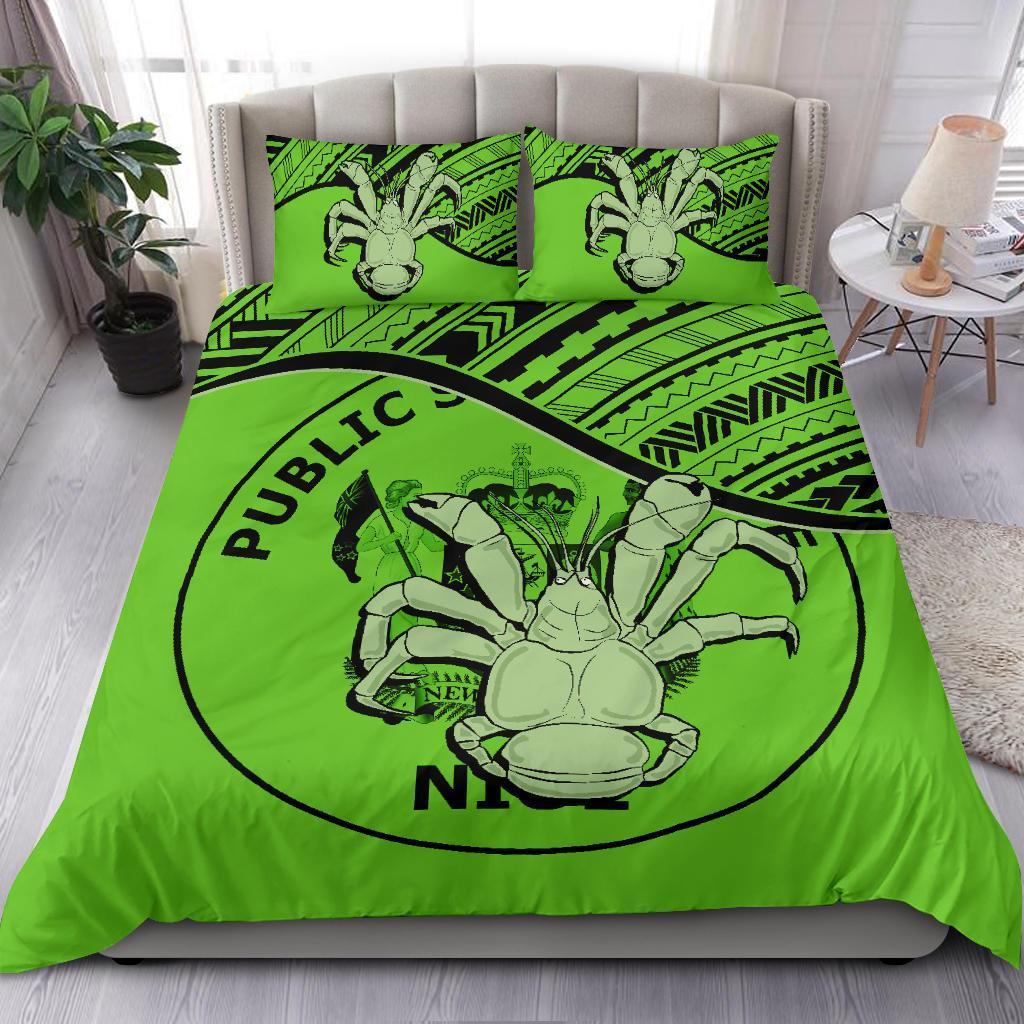 Niue Bedding Set Green - Vibe Hoodie Shop