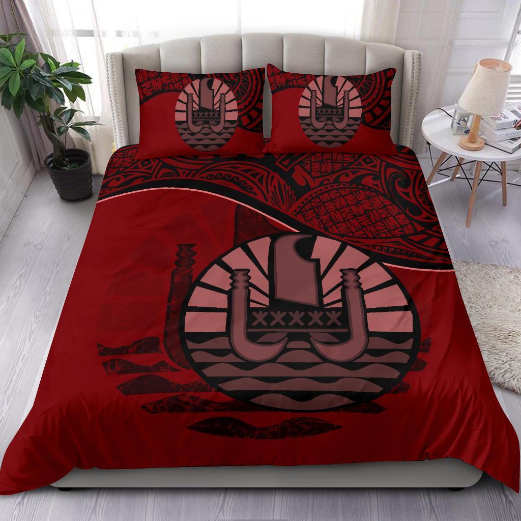 Tahiti Bedding Set Red - Vibe Hoodie Shop