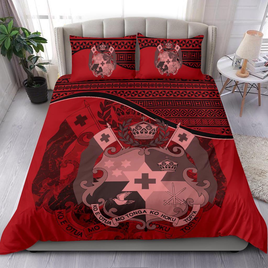 Tonga Bedding Set Red - Vibe Hoodie Shop