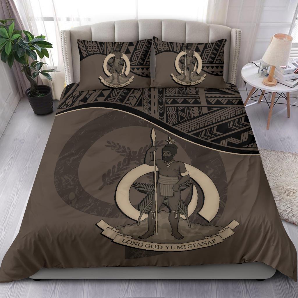 Vanuatu Bedding Set Brown - Vibe Hoodie Shop