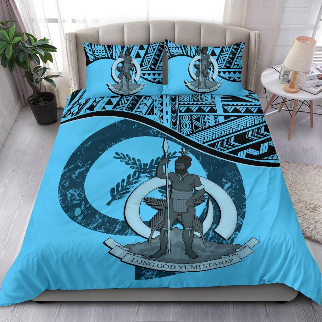 Vanuatu Bedding Set Blue - Vibe Hoodie Shop