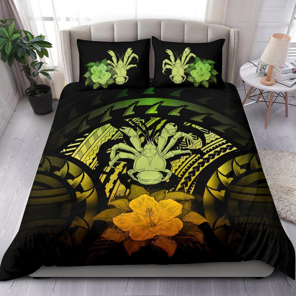 Niue Reggae Hibiscus Bedding Set - Vibe Hoodie Shop