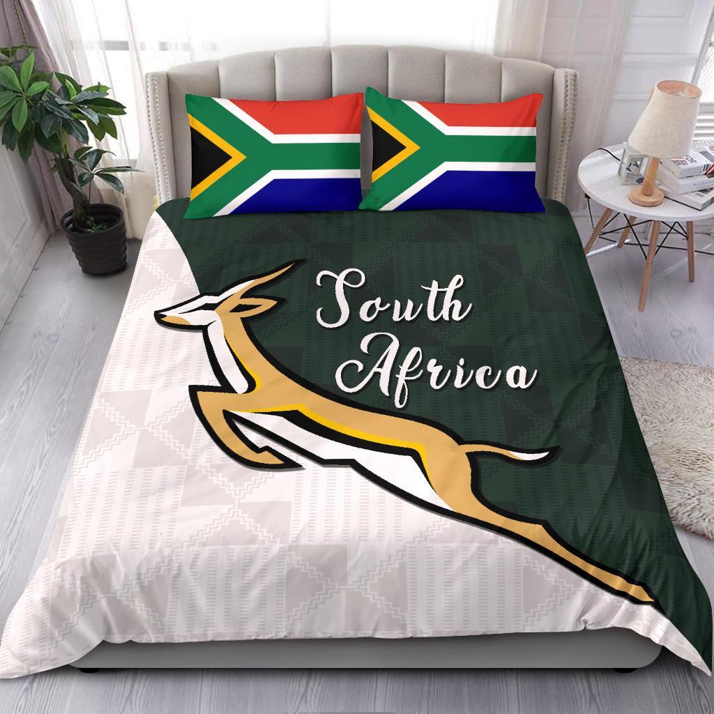 South Africa Springboks Forever Bedding Set - Vibe Hoodie Shop