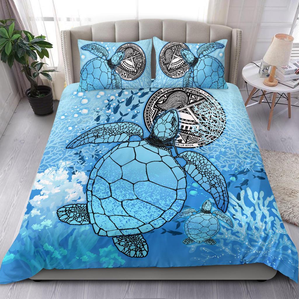 American Samoa Bedding Set - Ocean Life - Vibe Hoodie Shop