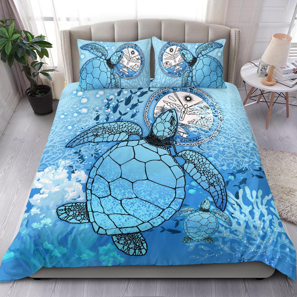 Marshall Islands 1 Bedding Set - Ocean Life - Vibe Hoodie Shop