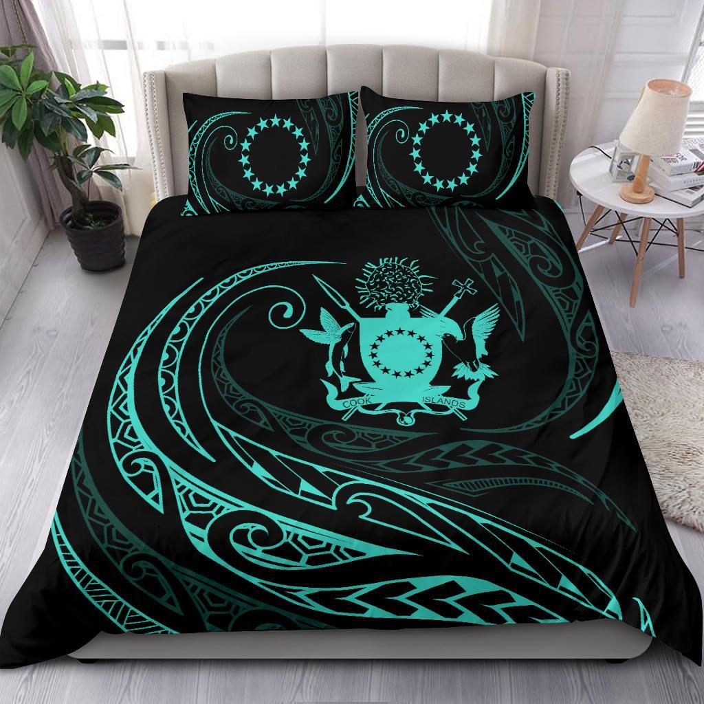 Cook Islands Bedding Set - Turquoise - Frida Style - Vibe Hoodie Shop