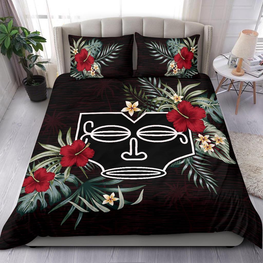 Marquesas Islands Bedding Set Hibiscus - Vibe Hoodie Shop