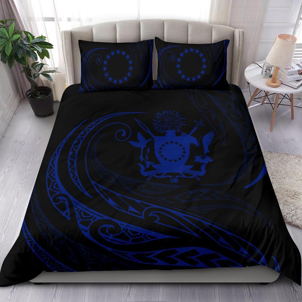 Cook Islands Bedding Set - Blue - Frida Style - Vibe Hoodie Shop