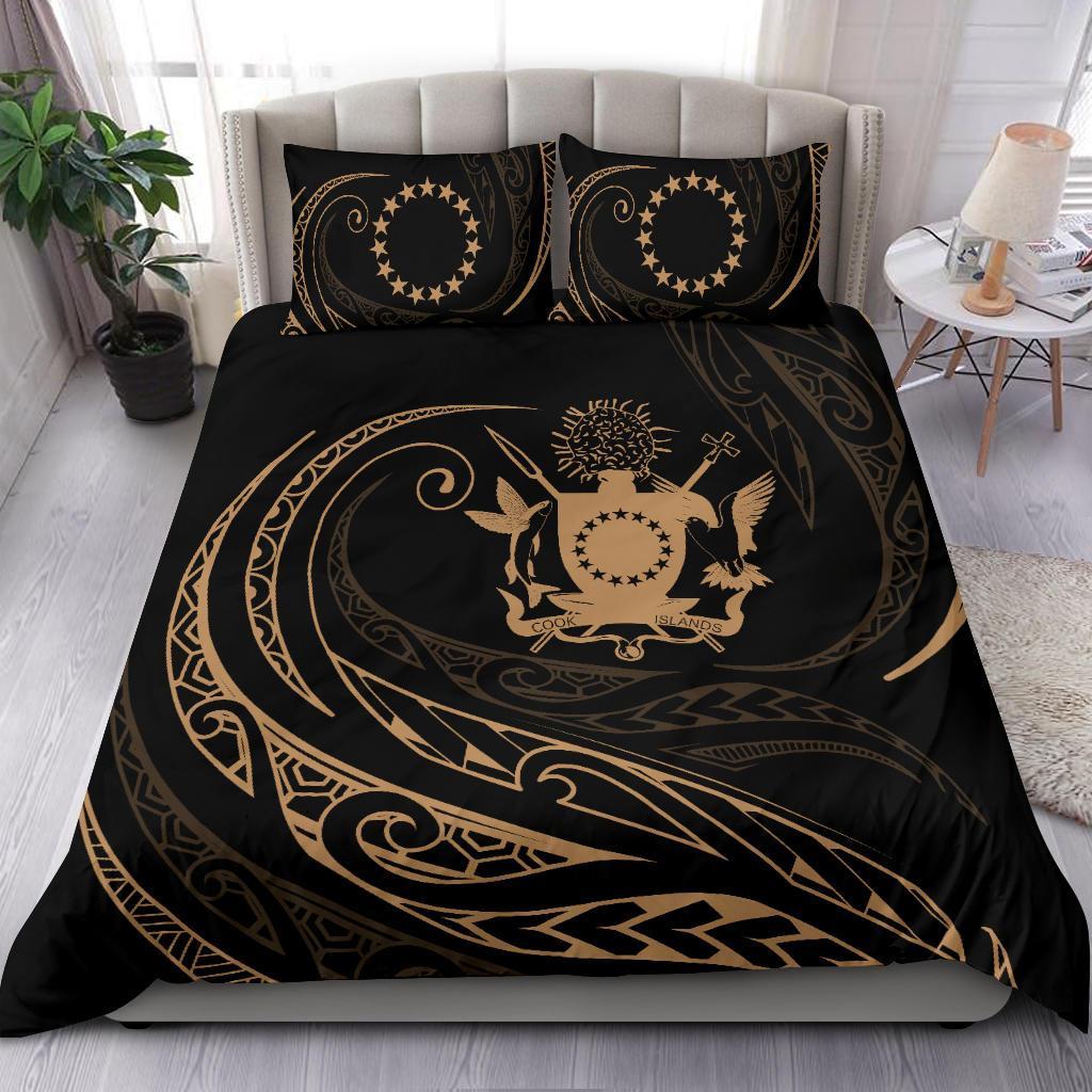 Cook Islands Bedding Set - Gold - Frida Style - Vibe Hoodie Shop