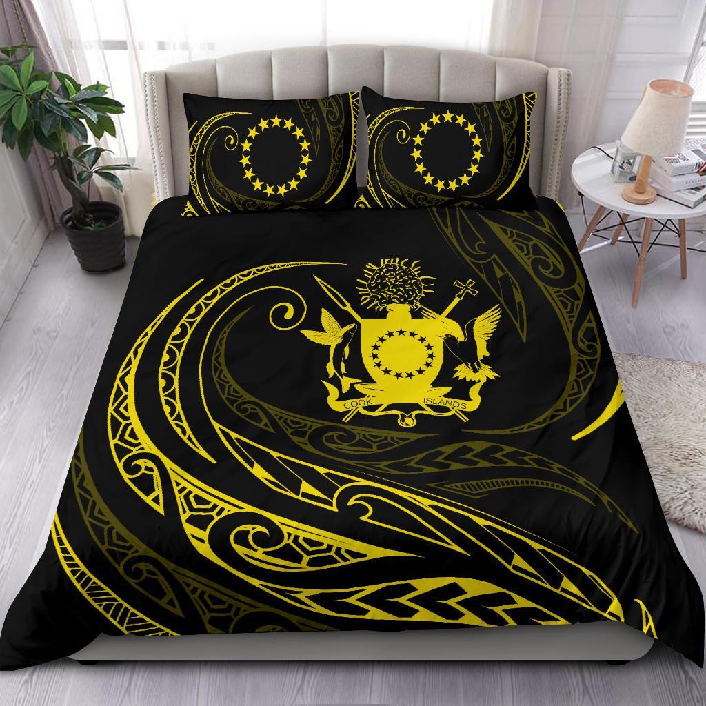 Cook Islands Bedding Set - Yellow - Frida Style - Vibe Hoodie Shop