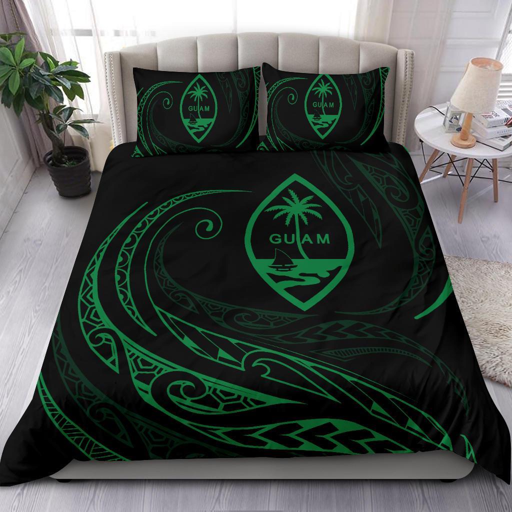 Guam Bedding Set - Green - Frida Style - Vibe Hoodie Shop