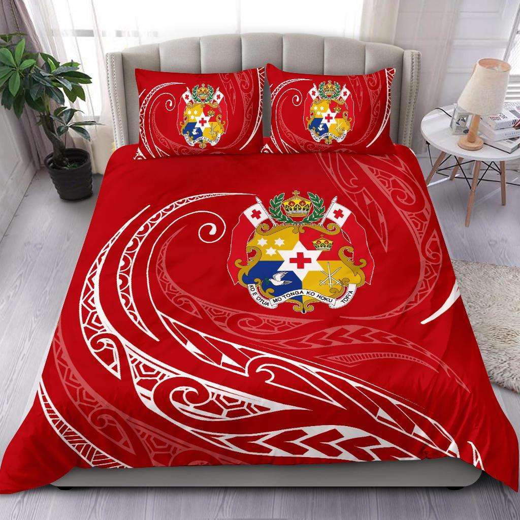 Tonga Bedding Set - Red - Frida Style - Vibe Hoodie Shop