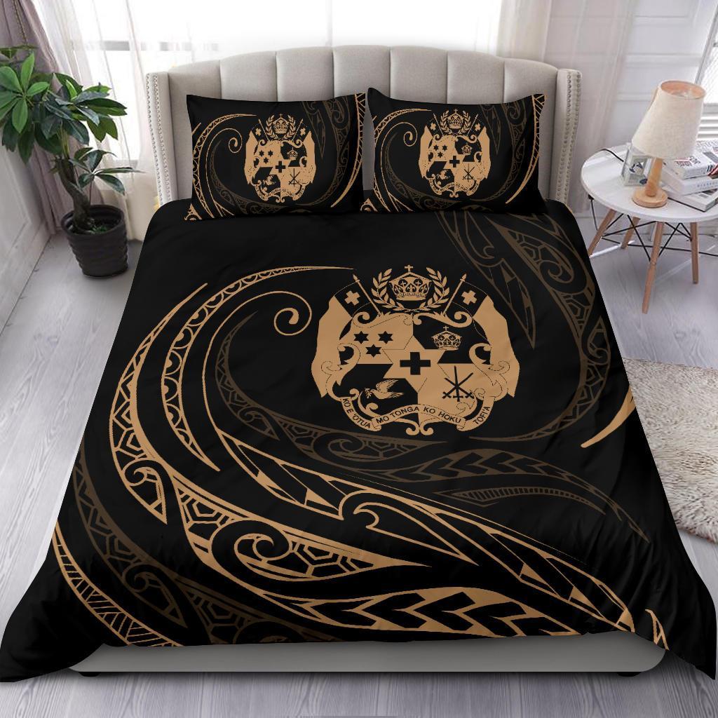 Tonga Bedding Set - Gold - Frida Style - Vibe Hoodie Shop