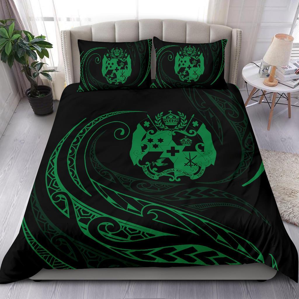 Tonga Bedding Set - Green - Frida Style - Vibe Hoodie Shop