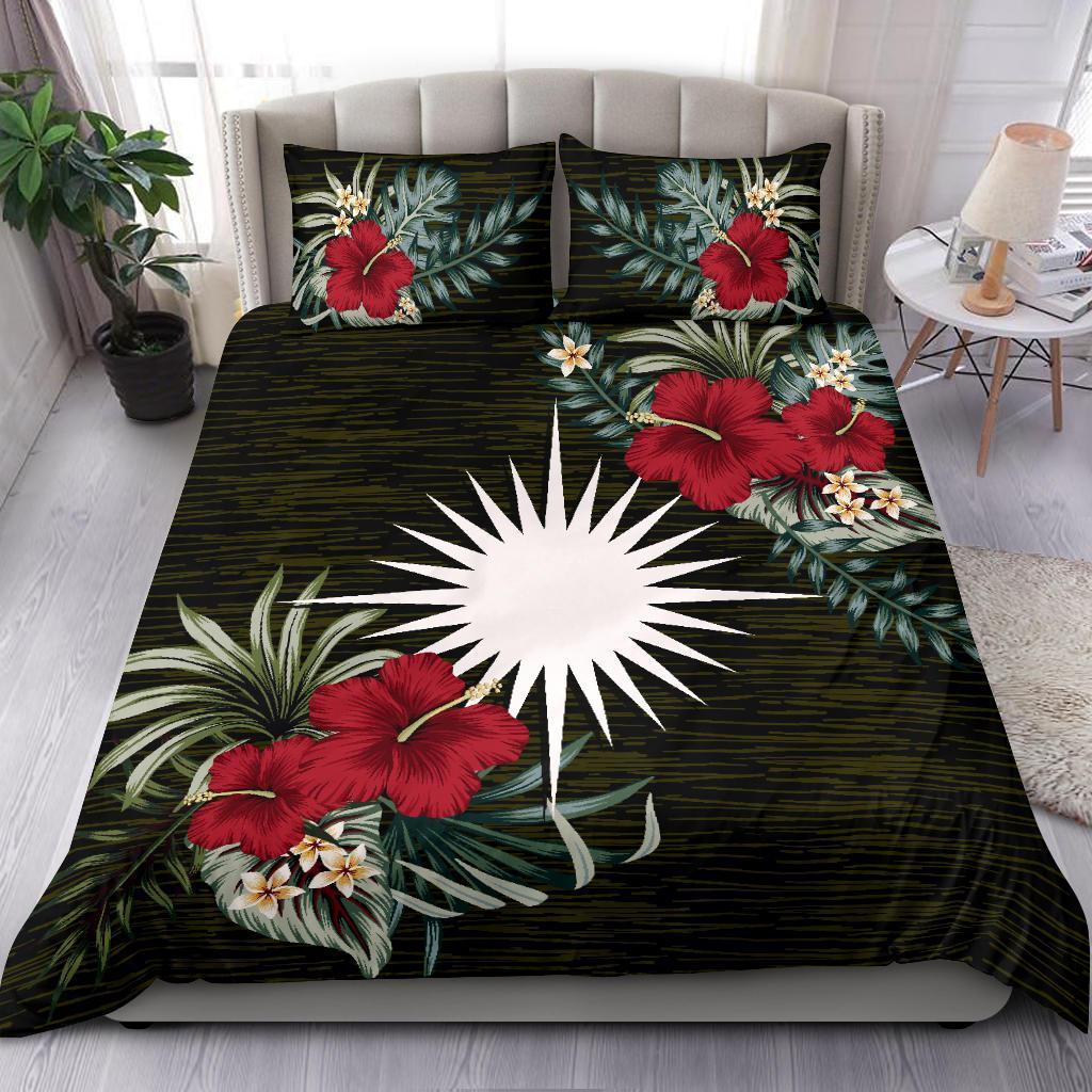 Marshall Islands Bedding Set - Special Hibiscus - Vibe Hoodie Shop