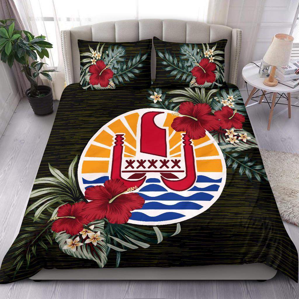 French Polynesia Bedding Set - Special Hibiscus - Vibe Hoodie Shop