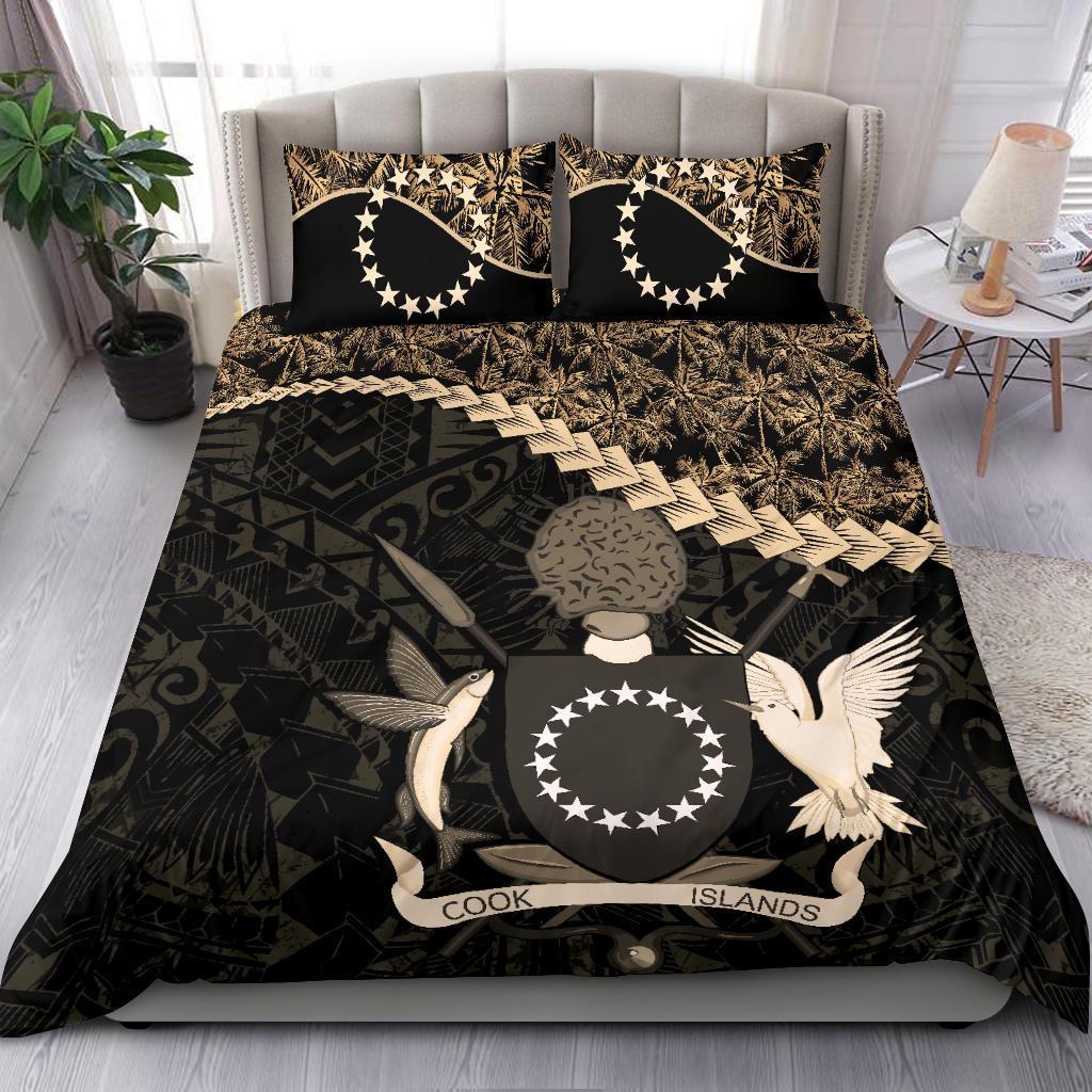 Cook Islands Bedding Set Golden Coconut - Vibe Hoodie Shop