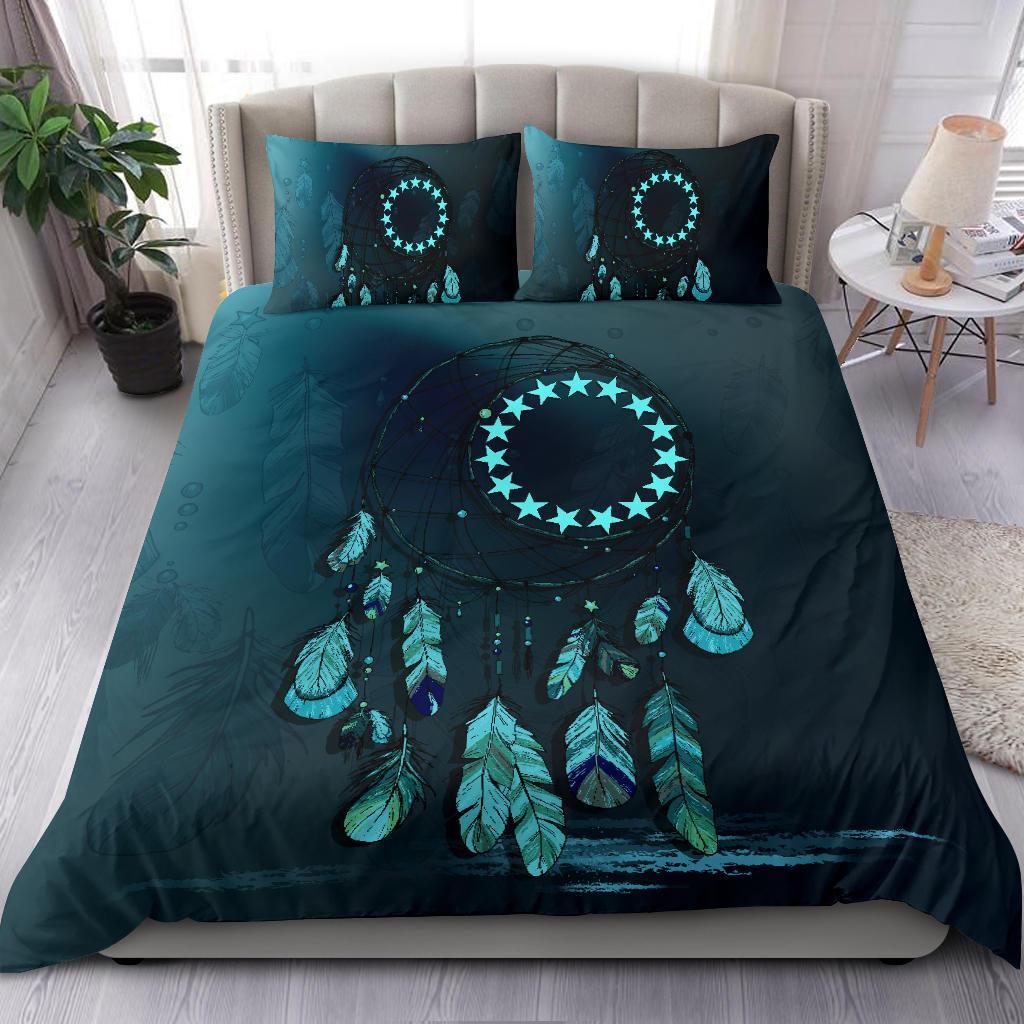 Cook Islands Bedding Set Dreamcatcher Blue - Vibe Hoodie Shop