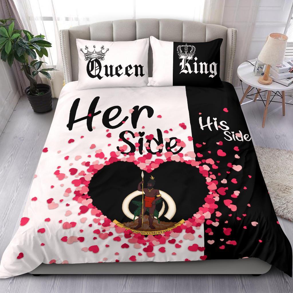 Vanuatu Bedding Set Couple King/Queen Her Side/His Side - Vibe Hoodie Shop