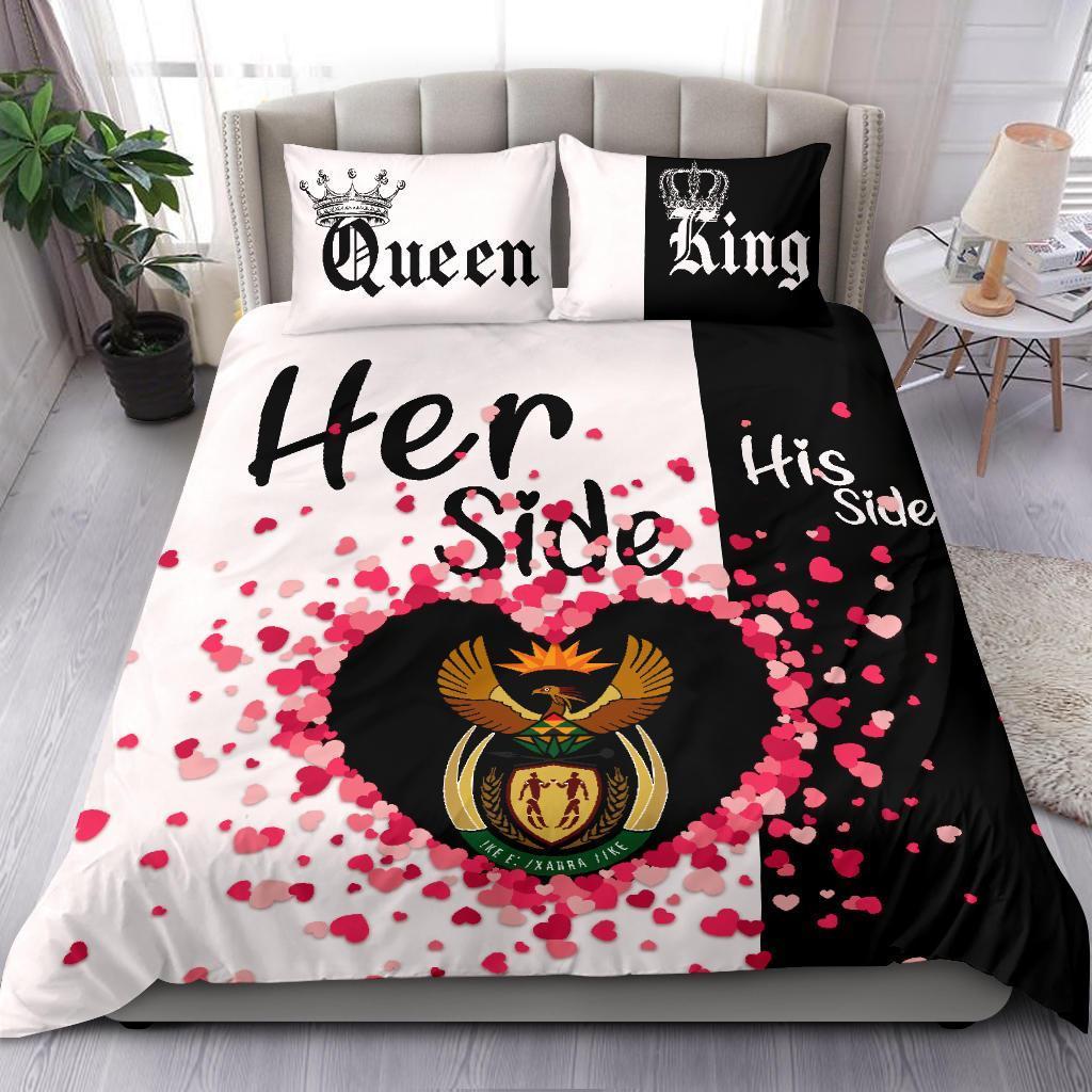 South Africa Bedding Set Couple King/Queen Her Side/His Side - Vibe Hoodie Shop