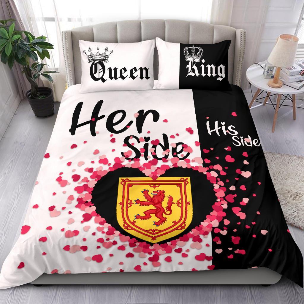 Scotland Bedding Set Couple King/Queen Her Side/His Side - Vibe Hoodie Shop