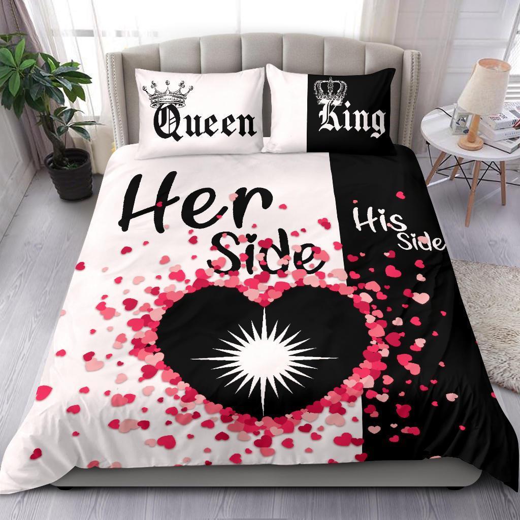 Marshall Islands Bedding Set Couple King/Queen Her Side/His Side - Vibe Hoodie Shop