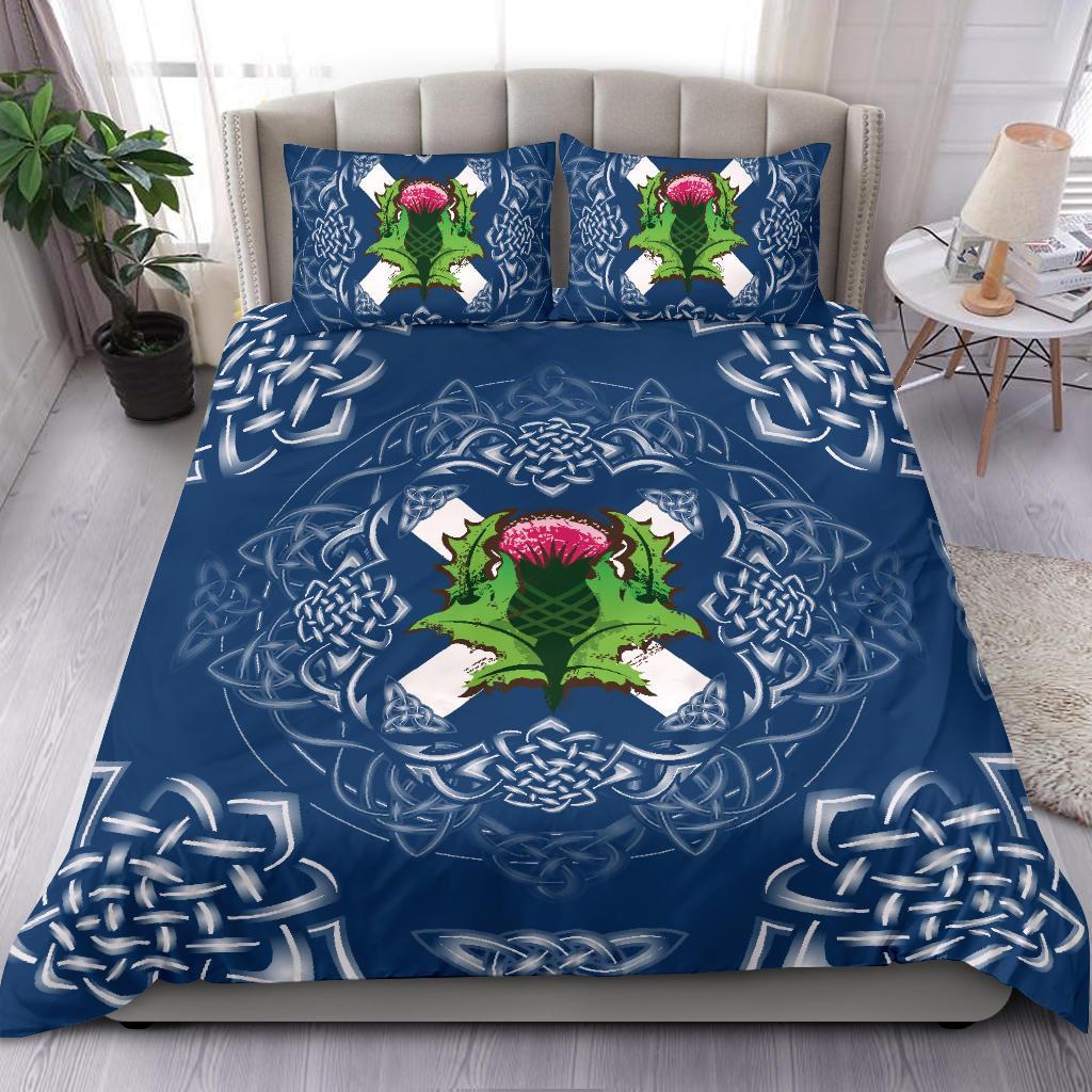 Scotland Bedding Set - Saltire Thistle - Vibe Hoodie Shop