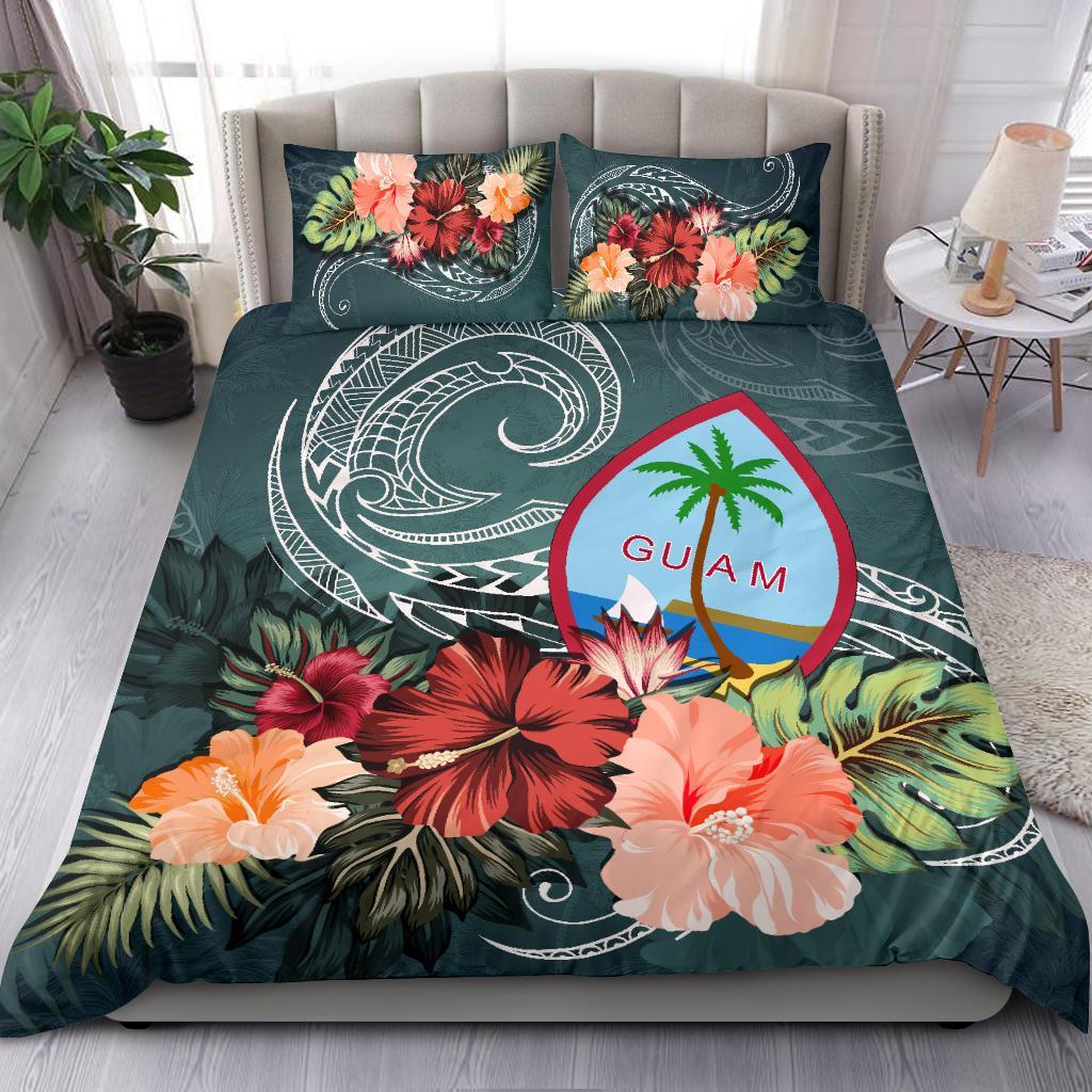 Guam Bedding Set Hibiscus Polynesian - Vibe Hoodie Shop