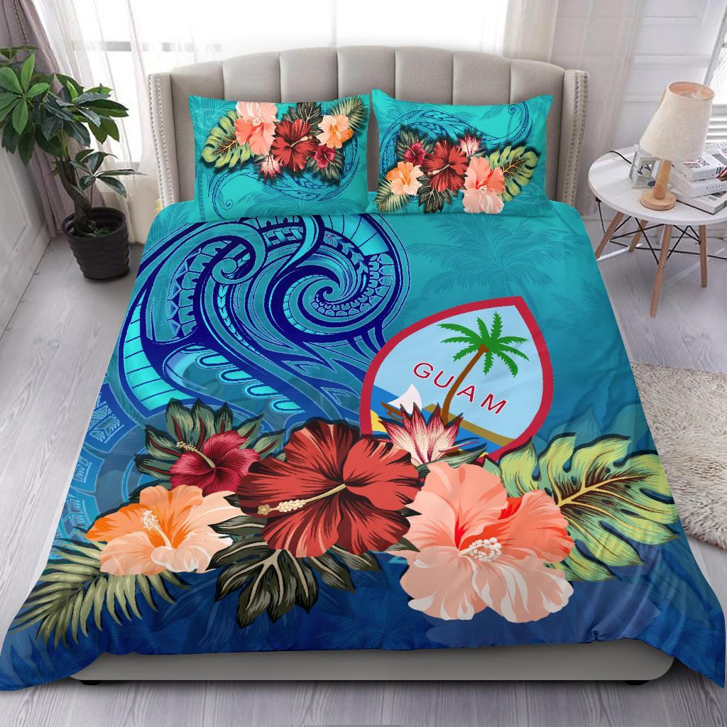 Guam Bedding Set Hibiscus Polynesian - Vibe Hoodie Shop