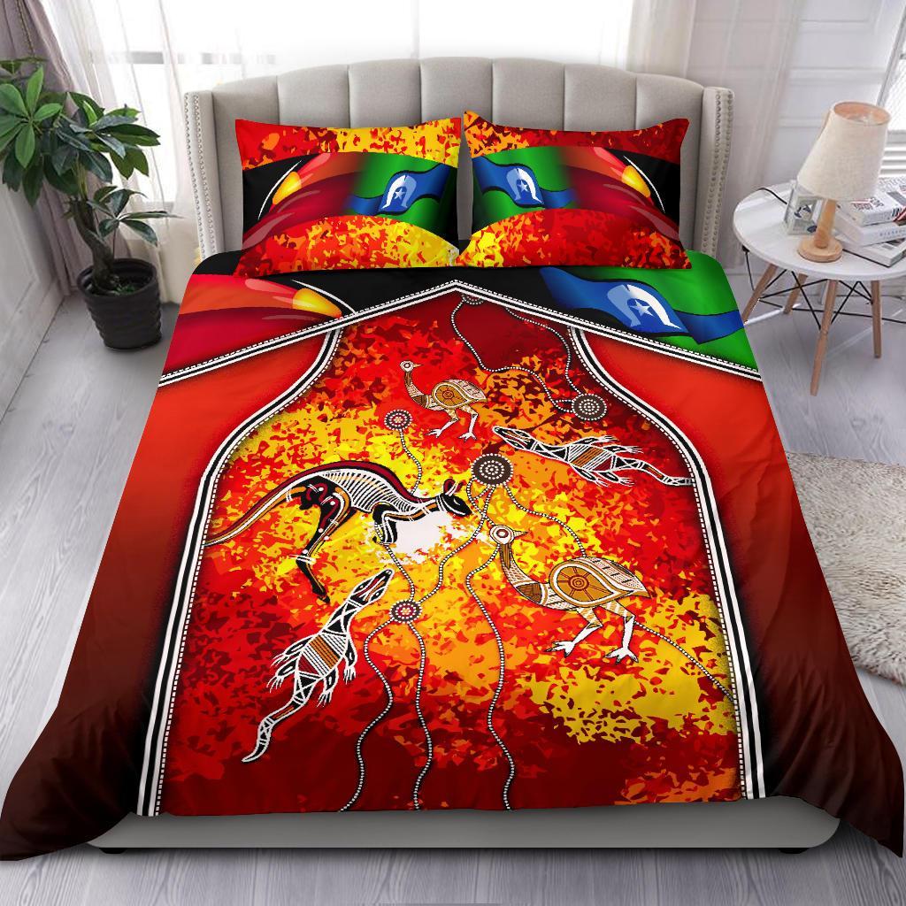 Indigenous Bedding Set - NAIDOC Week 2022 Always Will Be - Vibe Hoodie Shop