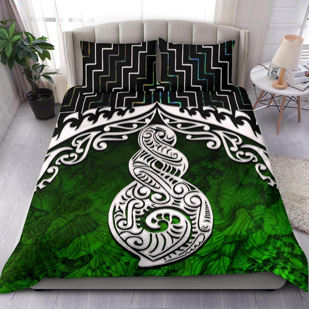 New Zealand Maori Twist Poutama Bedding Set - Vibe Hoodie Shop