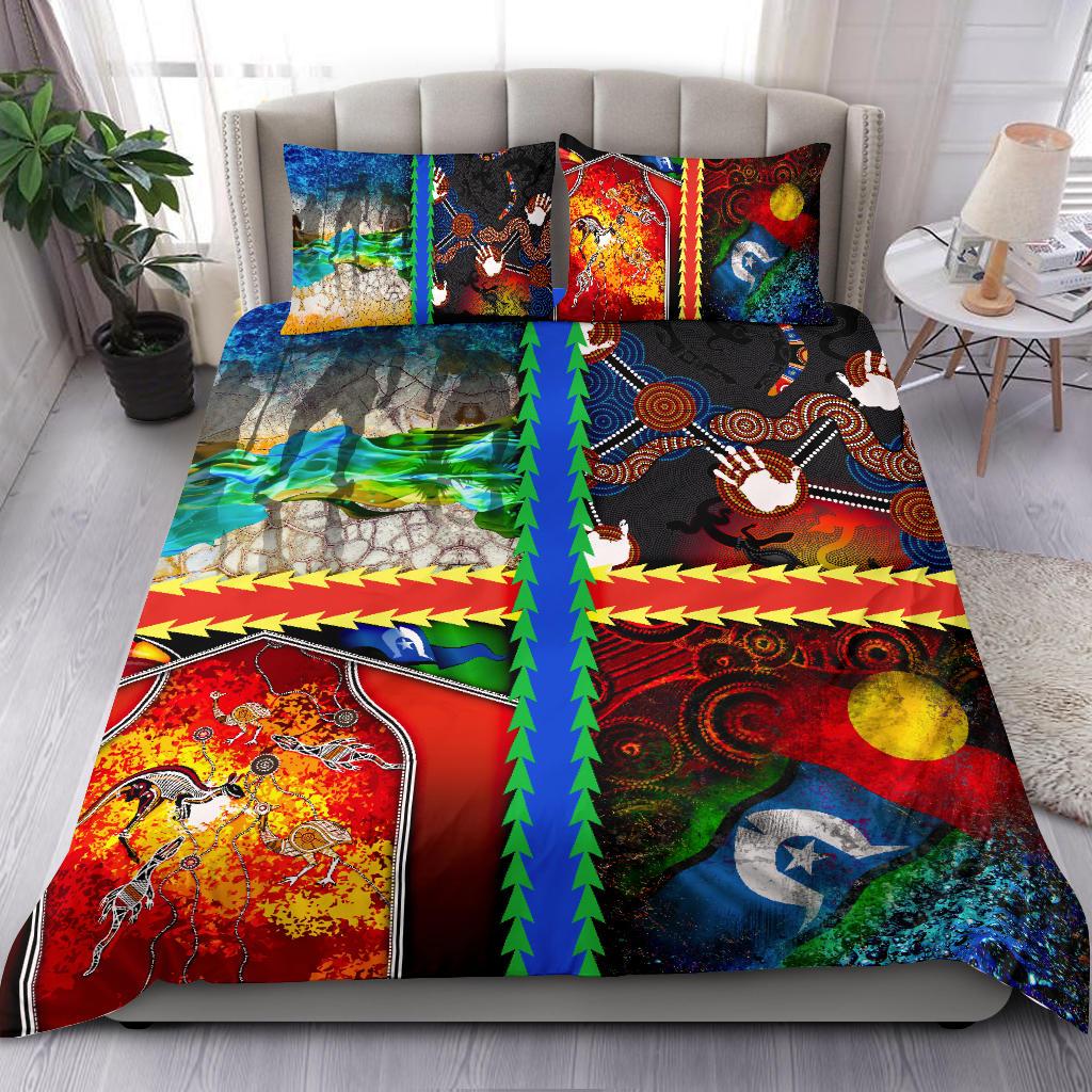 Bedding Set - Aboriginal Mix Ver01 - Vibe Hoodie Shop