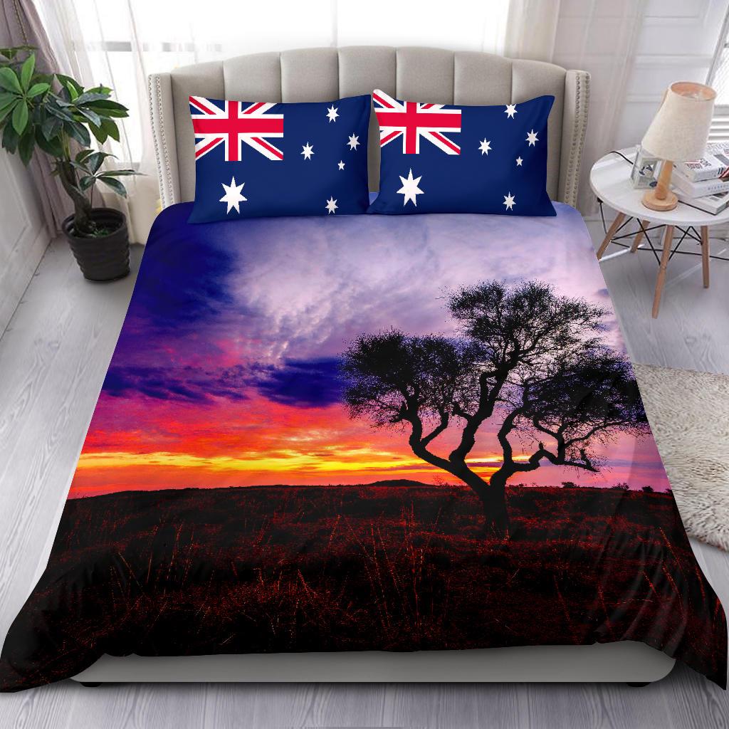 Bedding Set - Australia Sky View, The Forest is Growing - Vibe Hoodie Shop