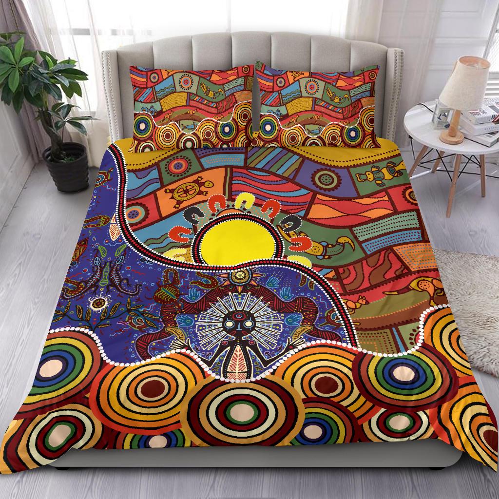 Bedding Sets - Shaman People and Animals - Vibe Hoodie Shop