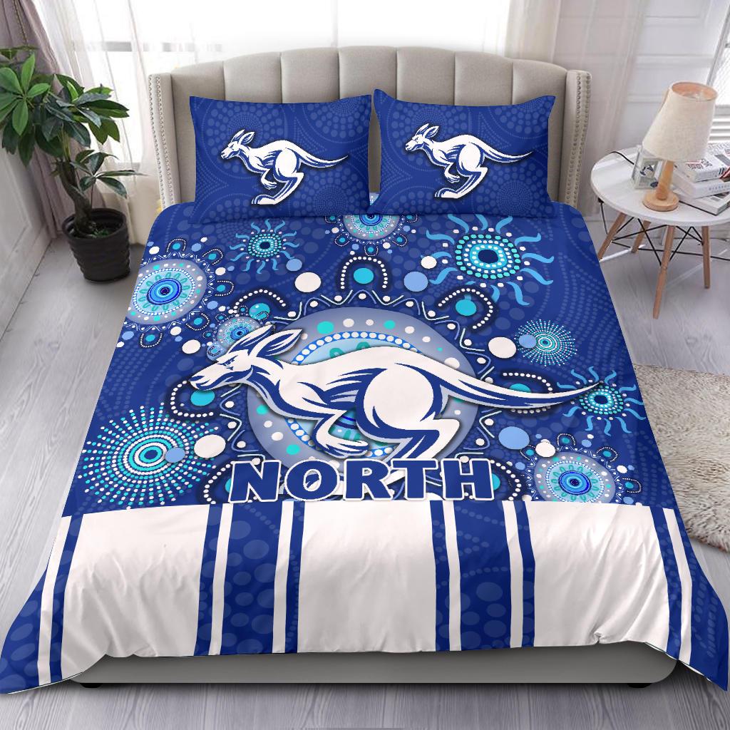 Melbourne Bedding Set Indigenous North Kangaroos - Vibe Hoodie Shop