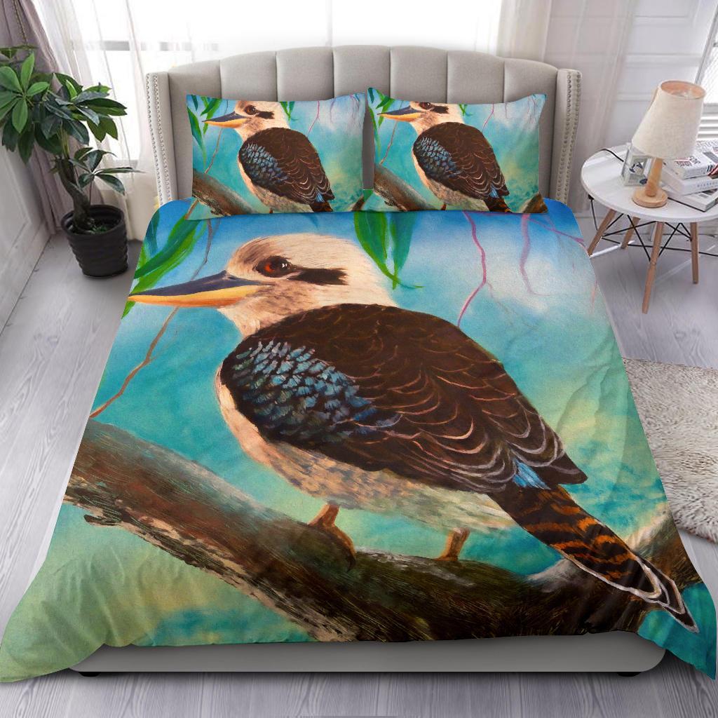 Kookaburra Bedding Set - Australia Kookaburra - Vibe Hoodie Shop