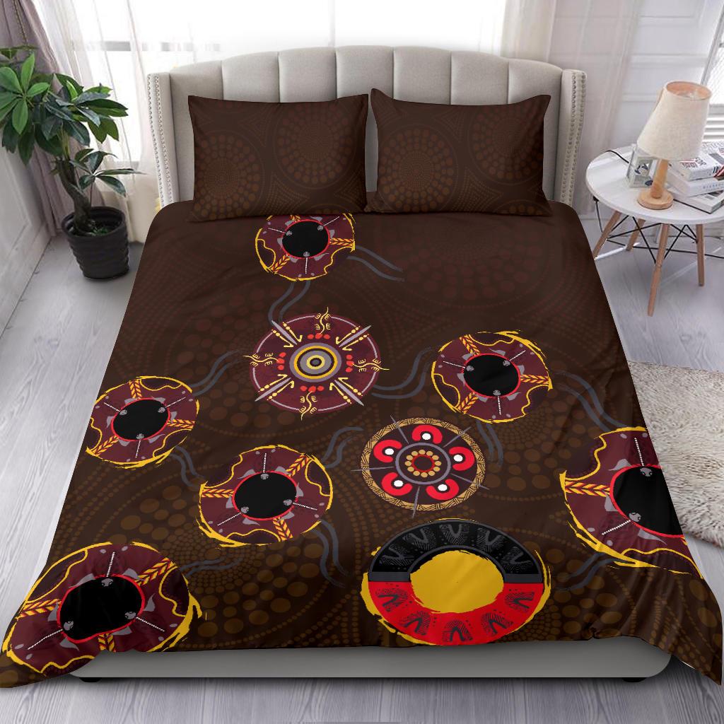 Hawthorn Bedding Set Hawks Indigenous - Brown - Vibe Hoodie Shop