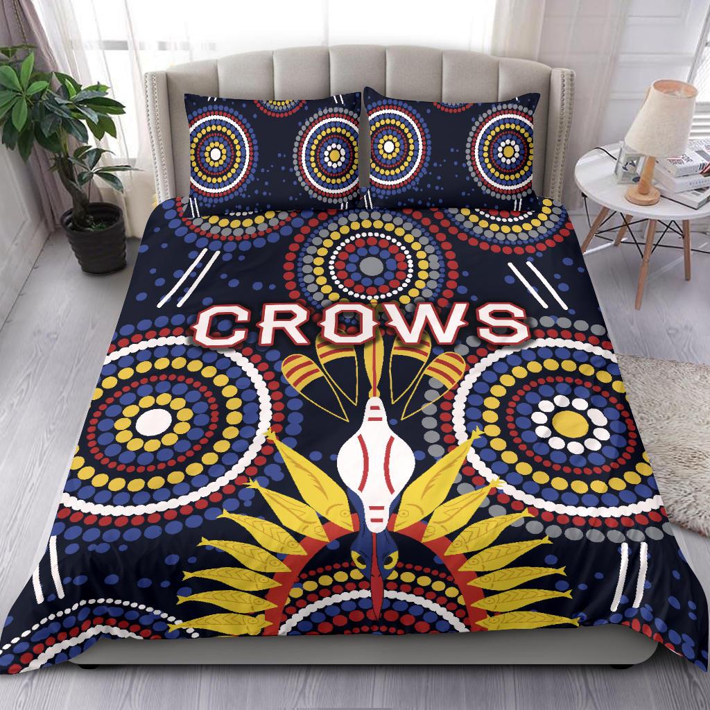 Adelaide Bedding Set Original Indigenous Crows - Vibe Hoodie Shop