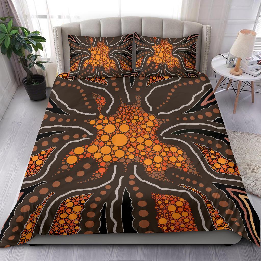 Aboriginal Bedding Set, Indigenous Patterns Ver07 - Vibe Hoodie Shop