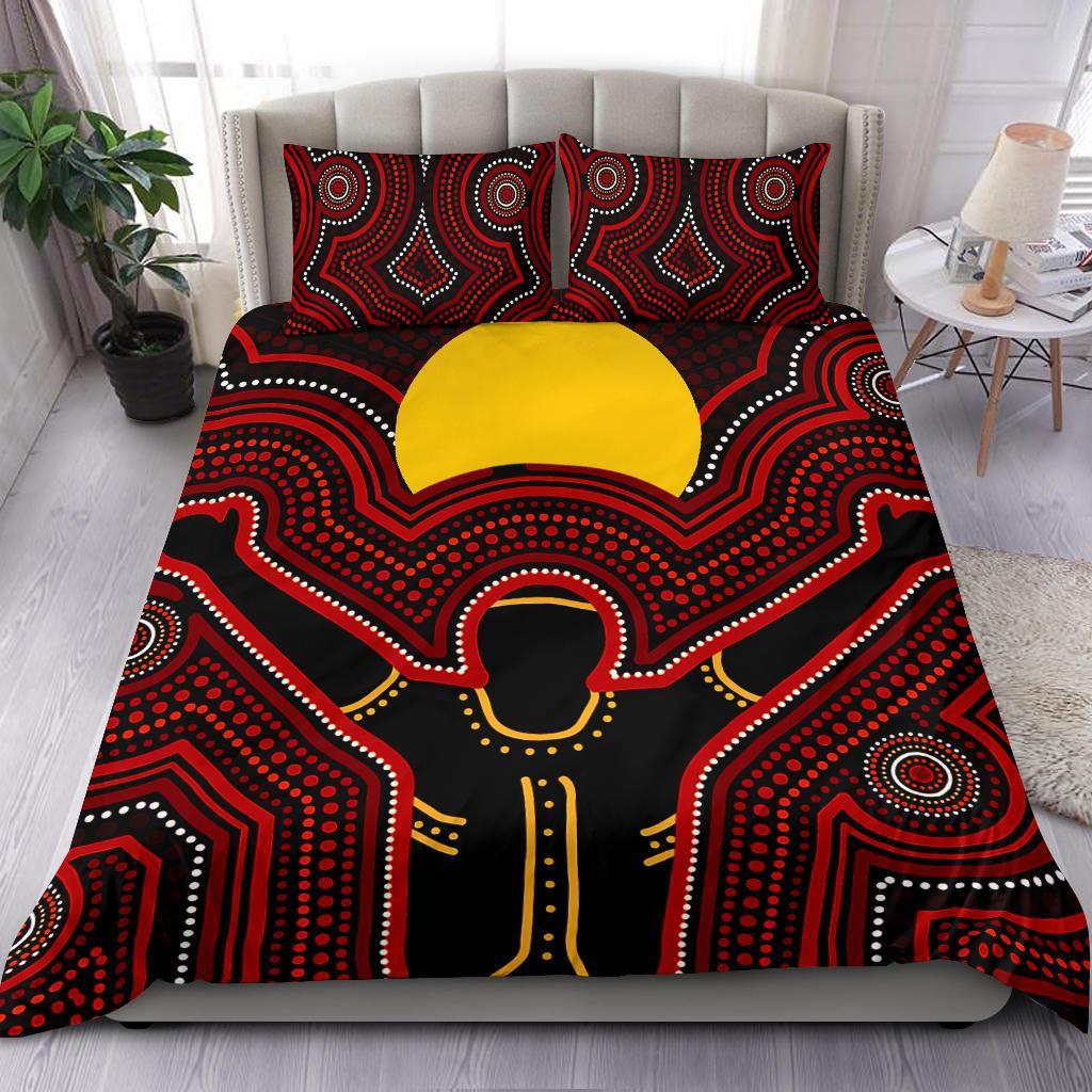 Aboriginal Bedding Set - The Sun Always Shines - Vibe Hoodie Shop