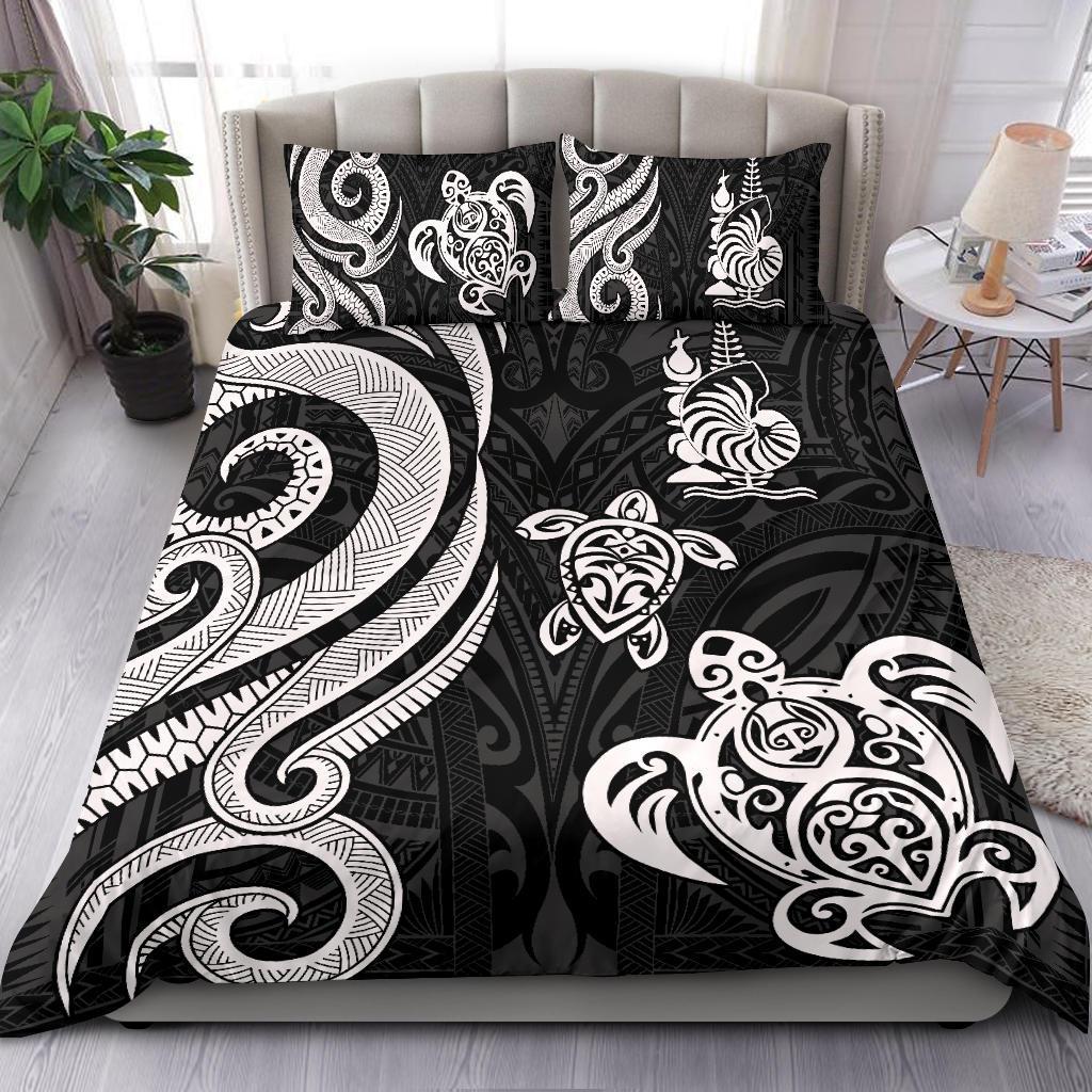 New Caledonia Bedding Set - White Tentacle Turtle - Vibe Hoodie Shop