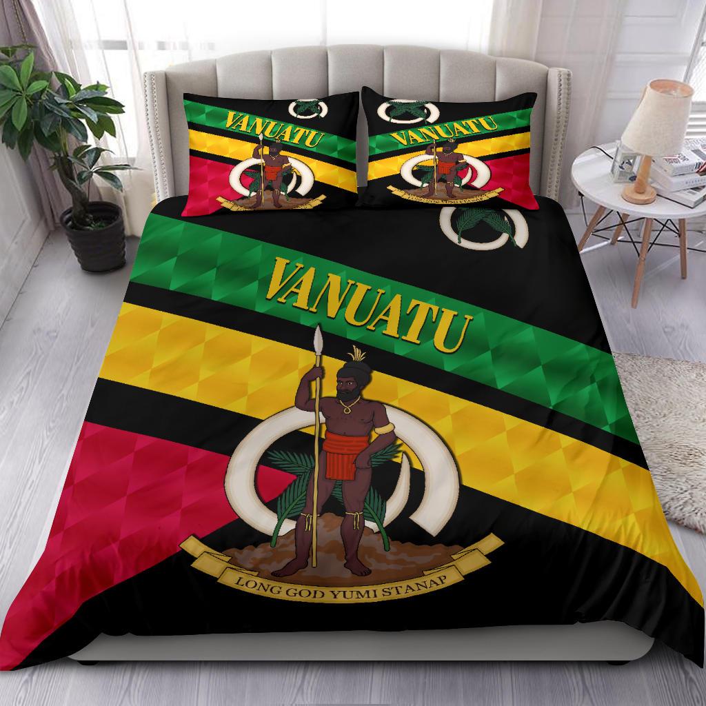 Vanuatu Rugby Bedding Set Sporty Style - Vibe Hoodie Shop
